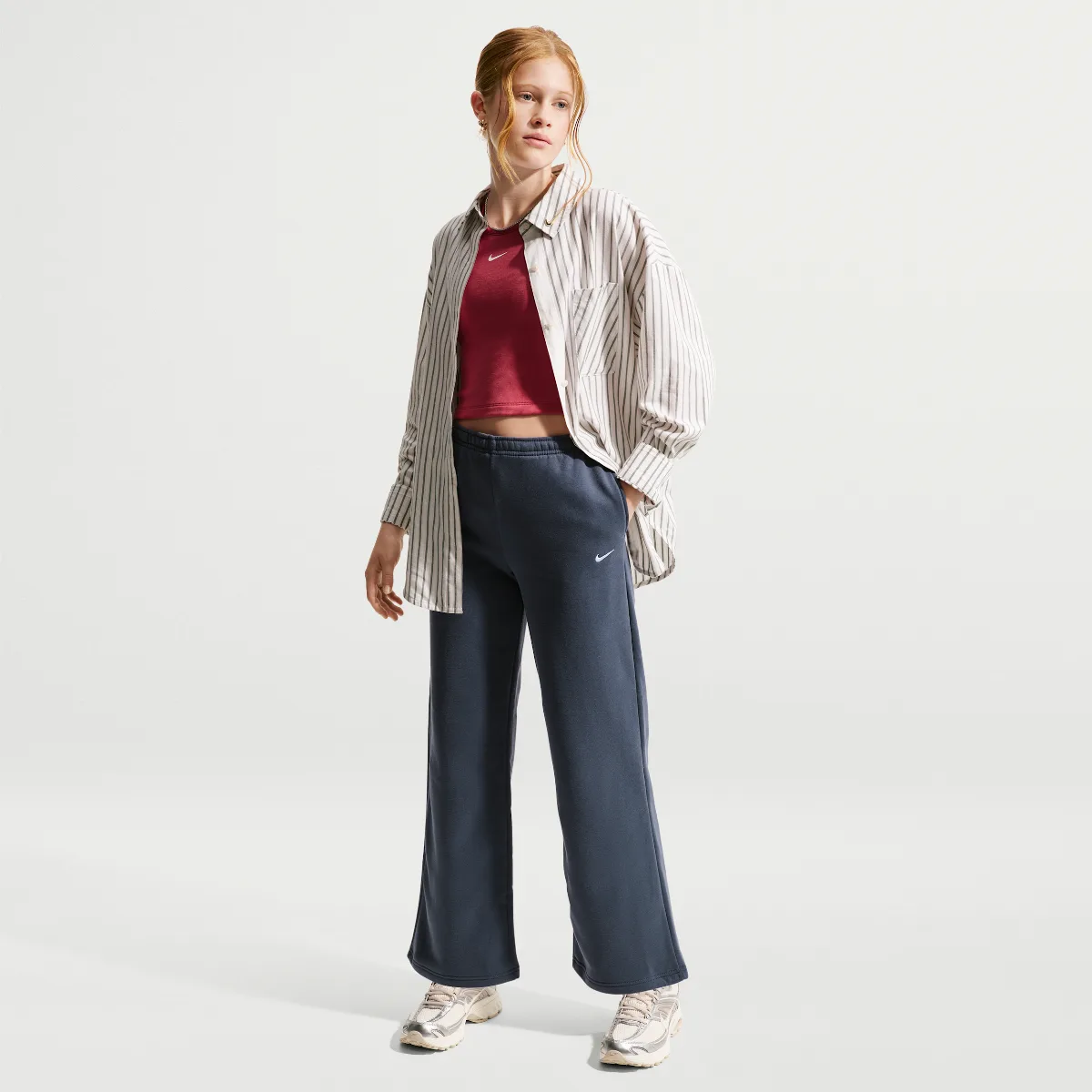 Sportswear Studio Fleece Open-Hem Pants by Nike