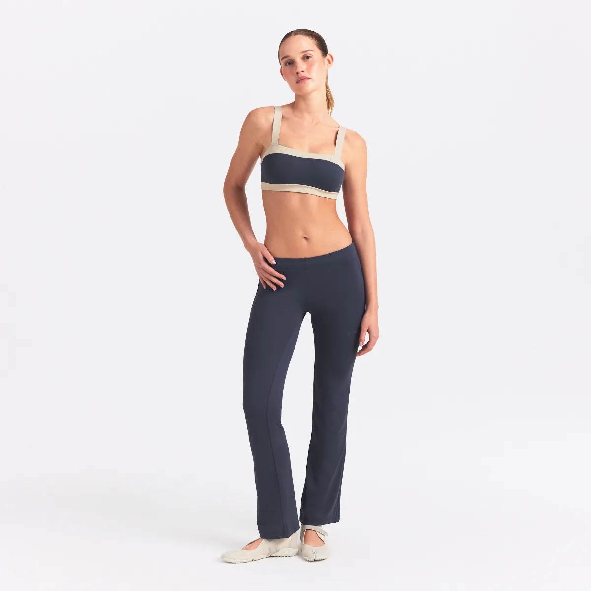 SKIMS Airy Low-Rise Mini Flare Pants by Nike