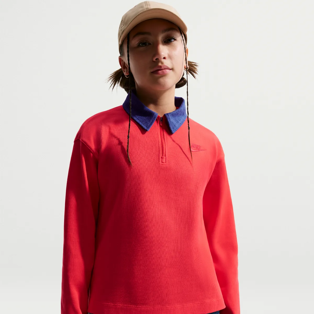 Sportswear Collection Long-Sleeve Polo Top by Nike