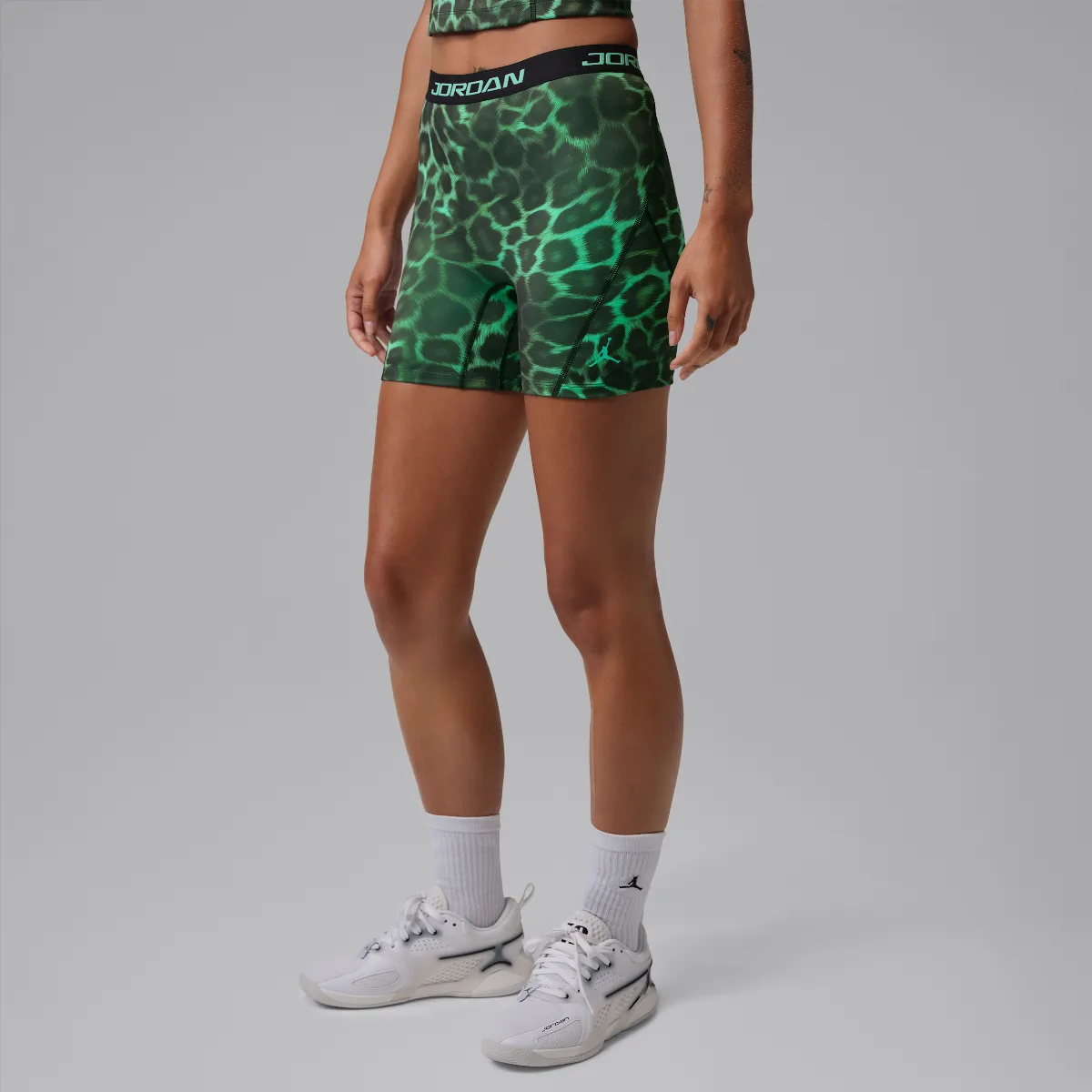 Jordan Sport Dri-FIT High-Waisted 5" Printed Shorts by Jordan