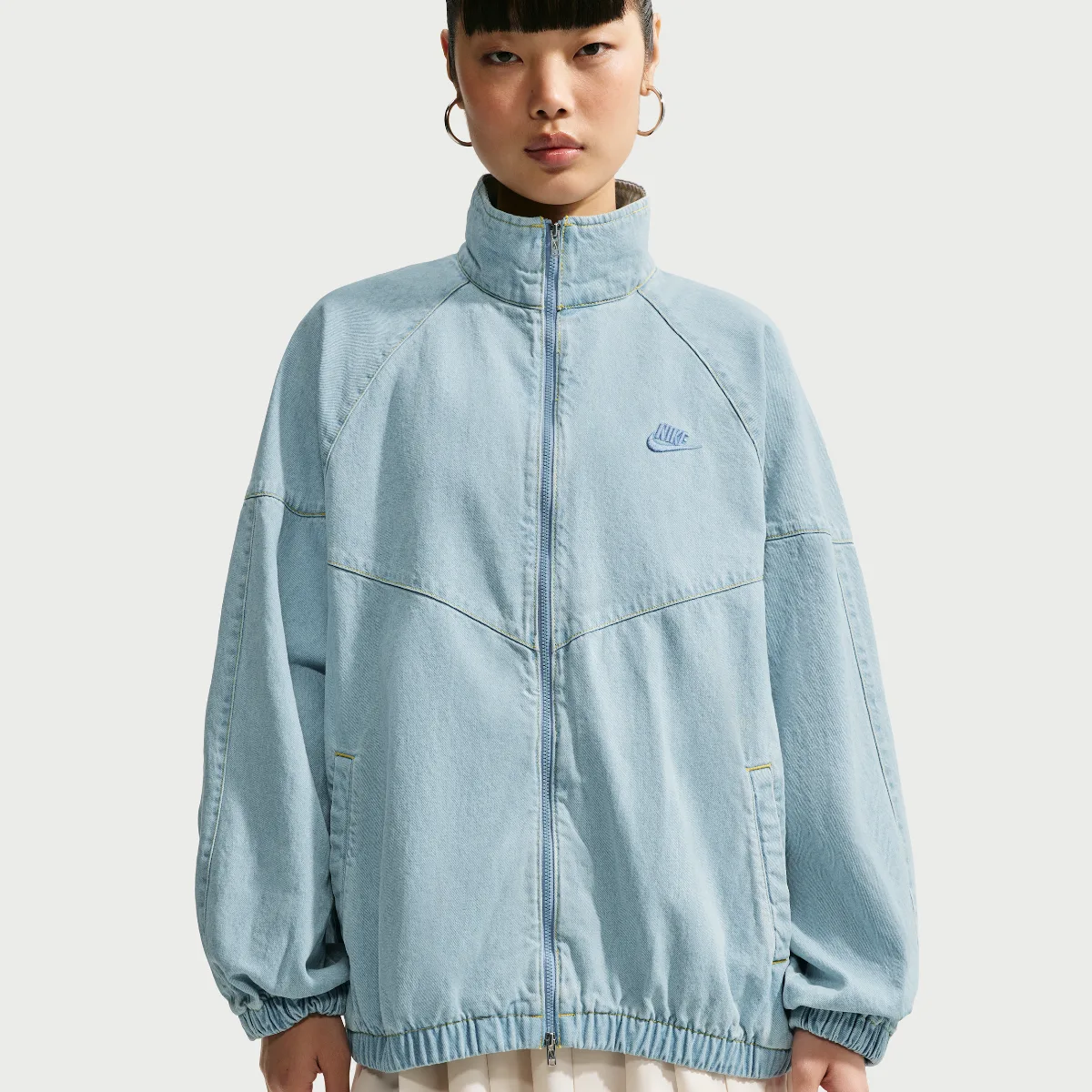 Windrunner Oversized Denim Jacket by Nike