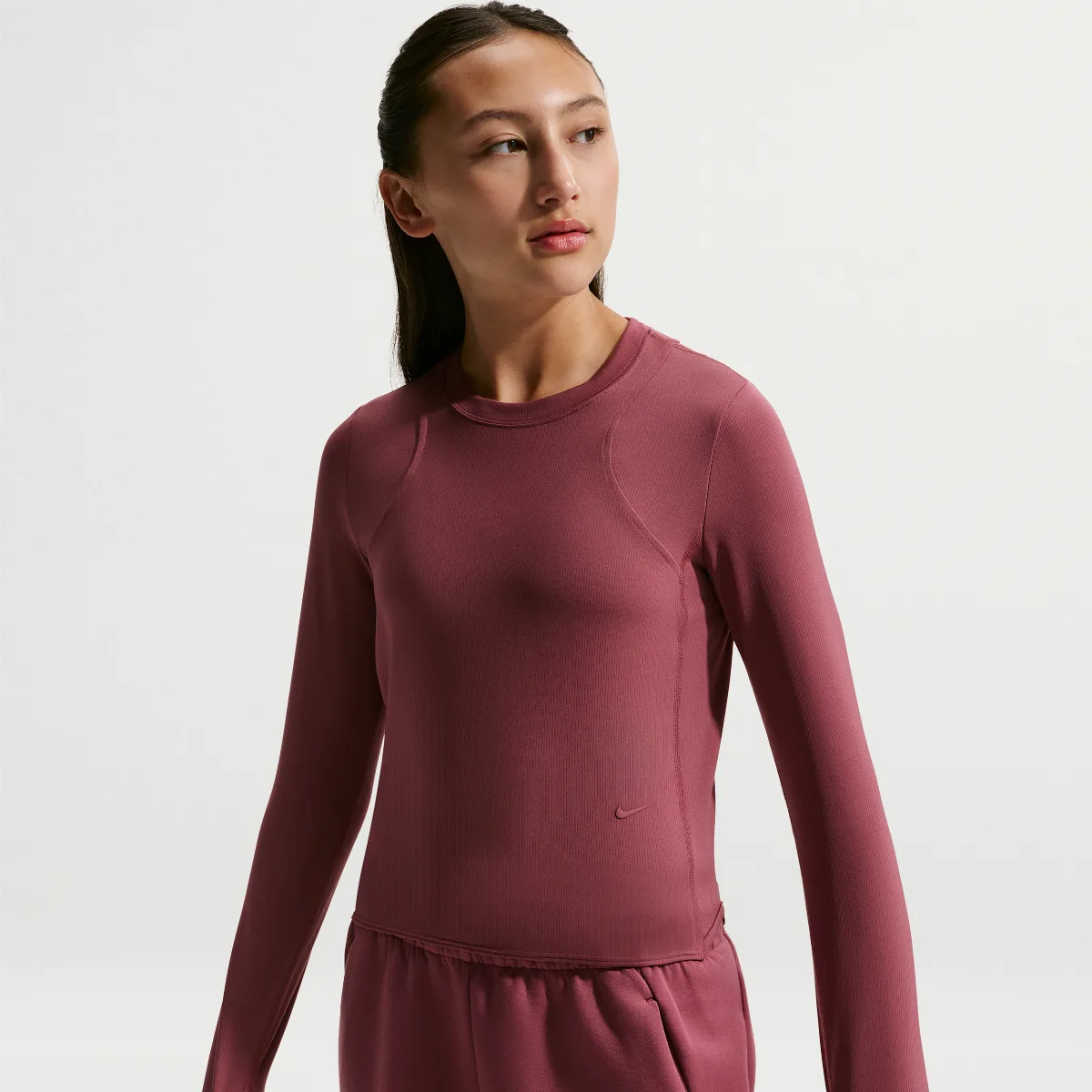 Mavn Dri-FIT Ribbed Long-Sleeve Top by Nike