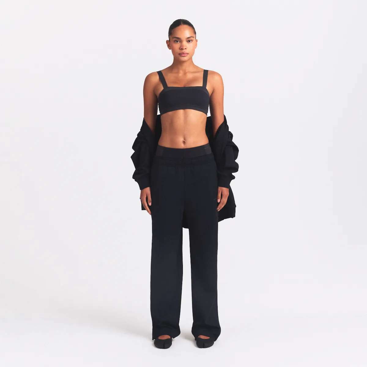SKIMS Matte Tricot Side-Snap Pants by Nike