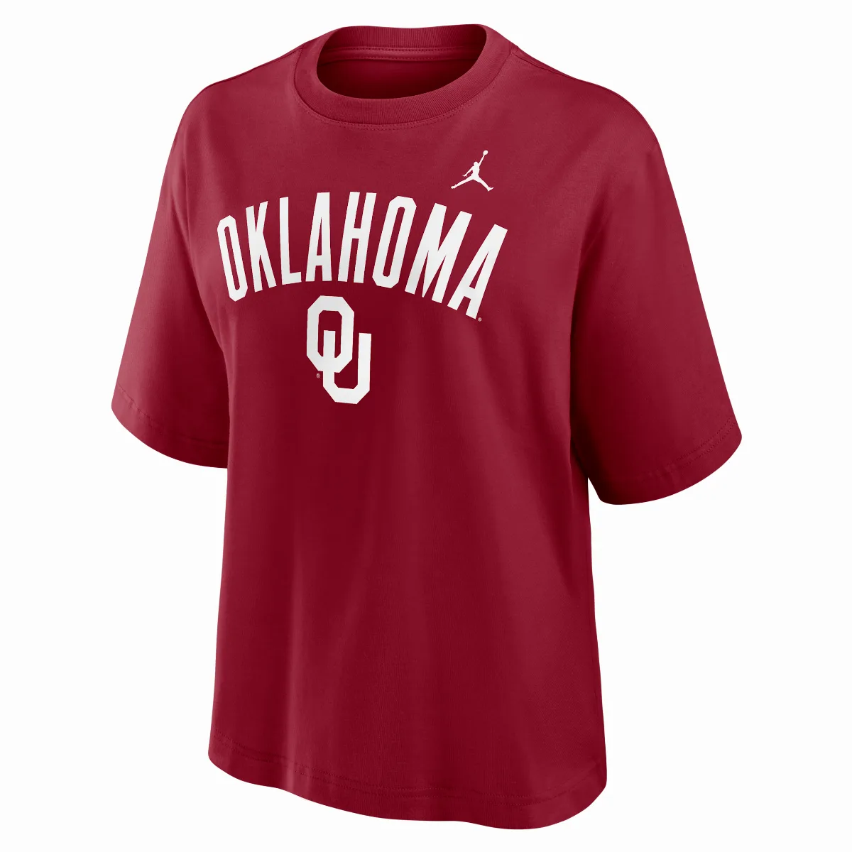 Oklahoma Arch Over Logo Boxy Jordan Brand College T-Shirt by Nike