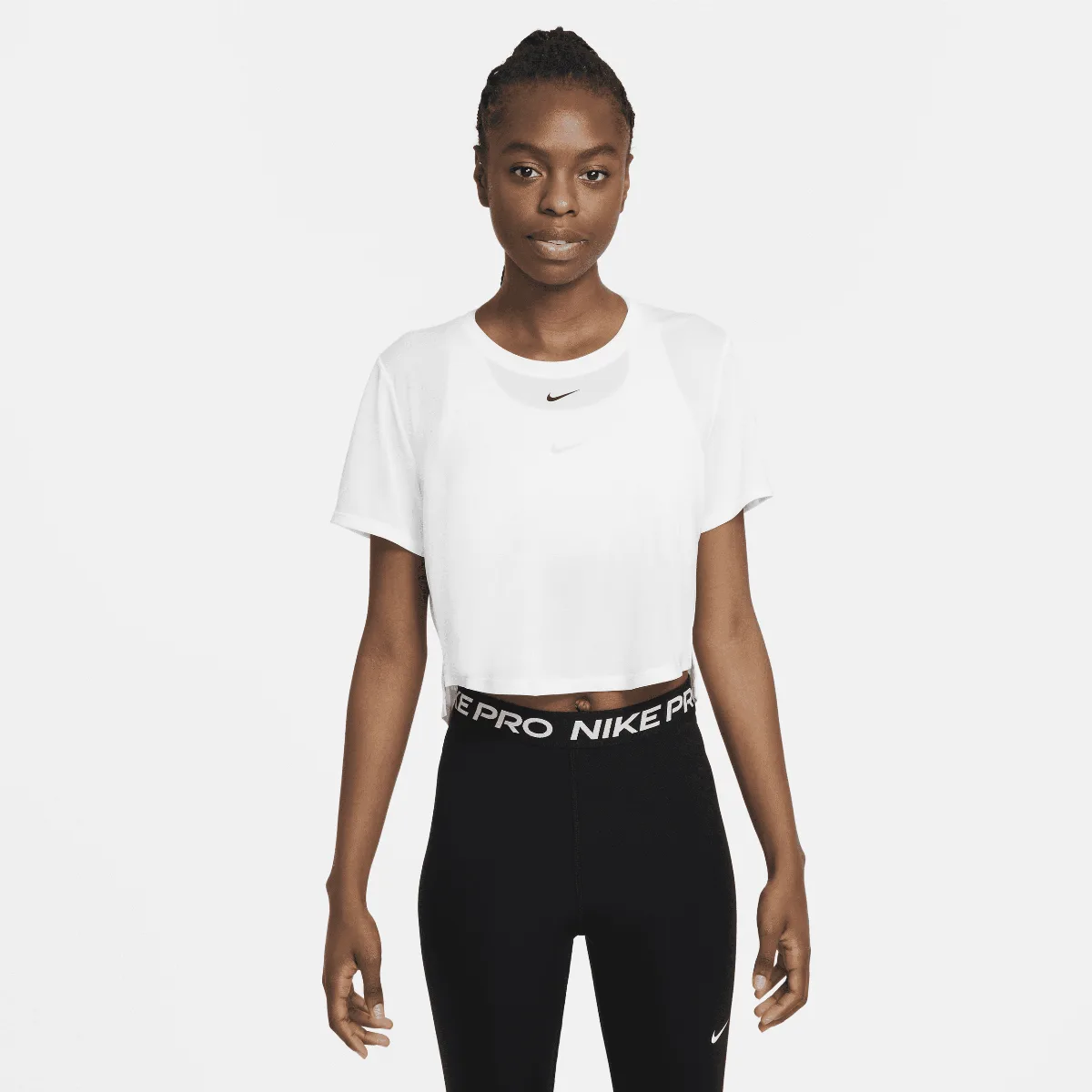 Dri-FIT One Standard Fit Short-Sleeve Cropped Top by Nike