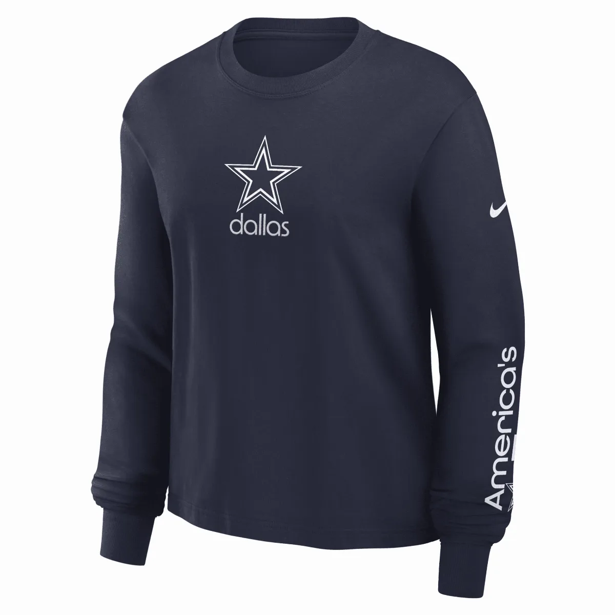 Dallas Cowboys Boxy NFL Long-Sleeve T-Shirt by Nike