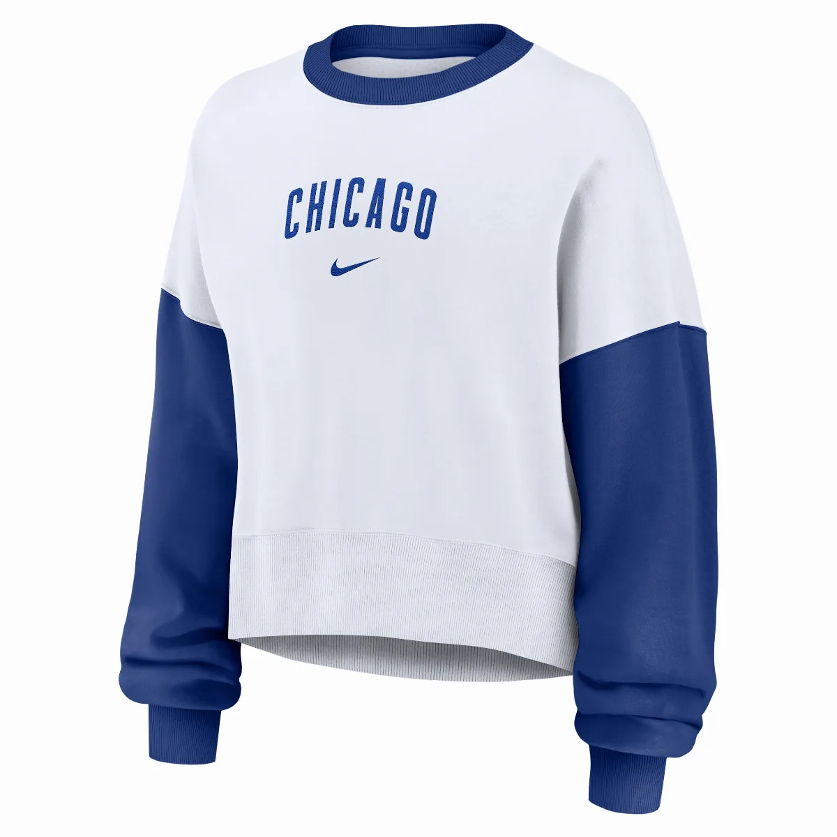 Chicago Cubs Primary MLB Pullover Crew by Nike