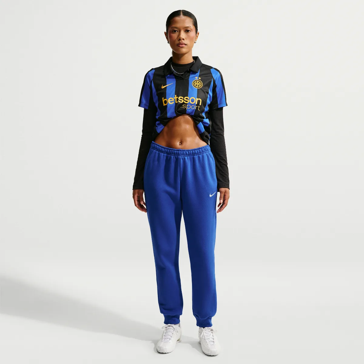 Studio Fleece Weight Mid-Rise Jogger Pants by Nike