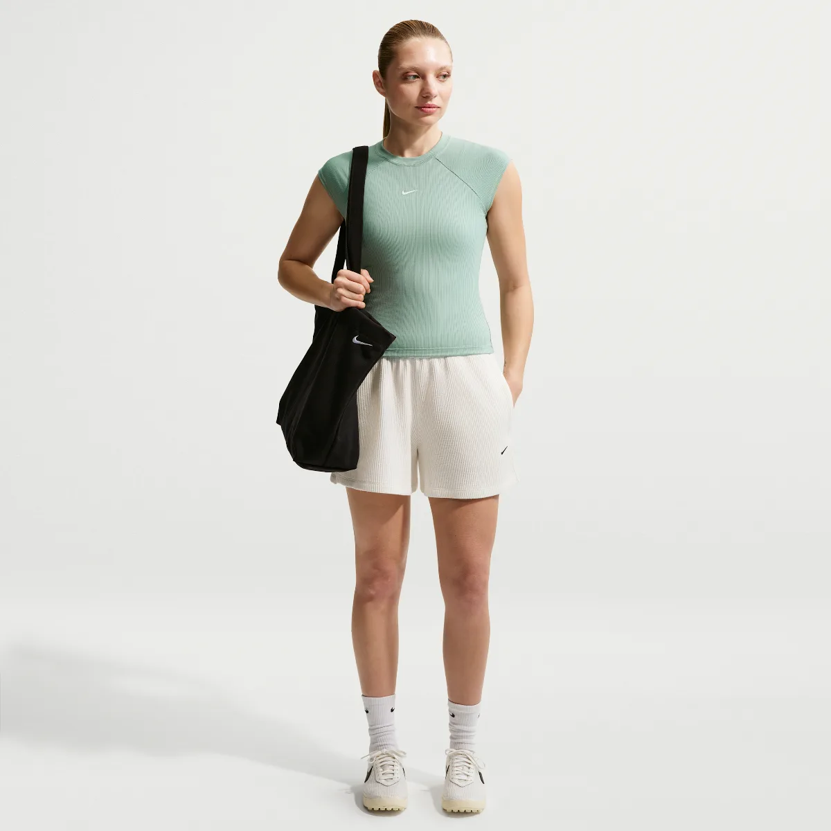 Sportswear Chill Waffle Loose Mid-Rise Shorts by Nike