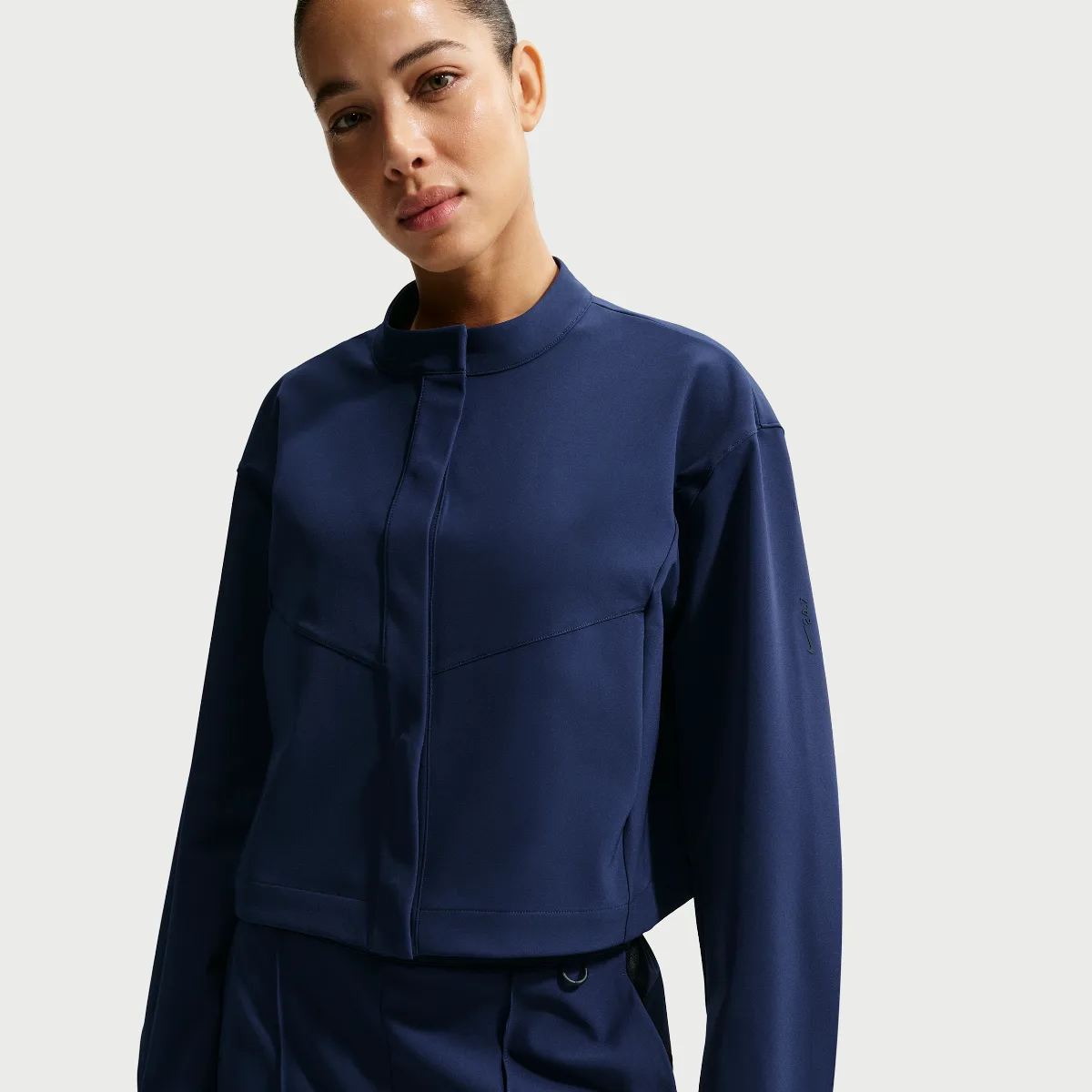 24.7 PerfectStretch Dri-FIT Loose-Fit Cropped Jacket by Nike
