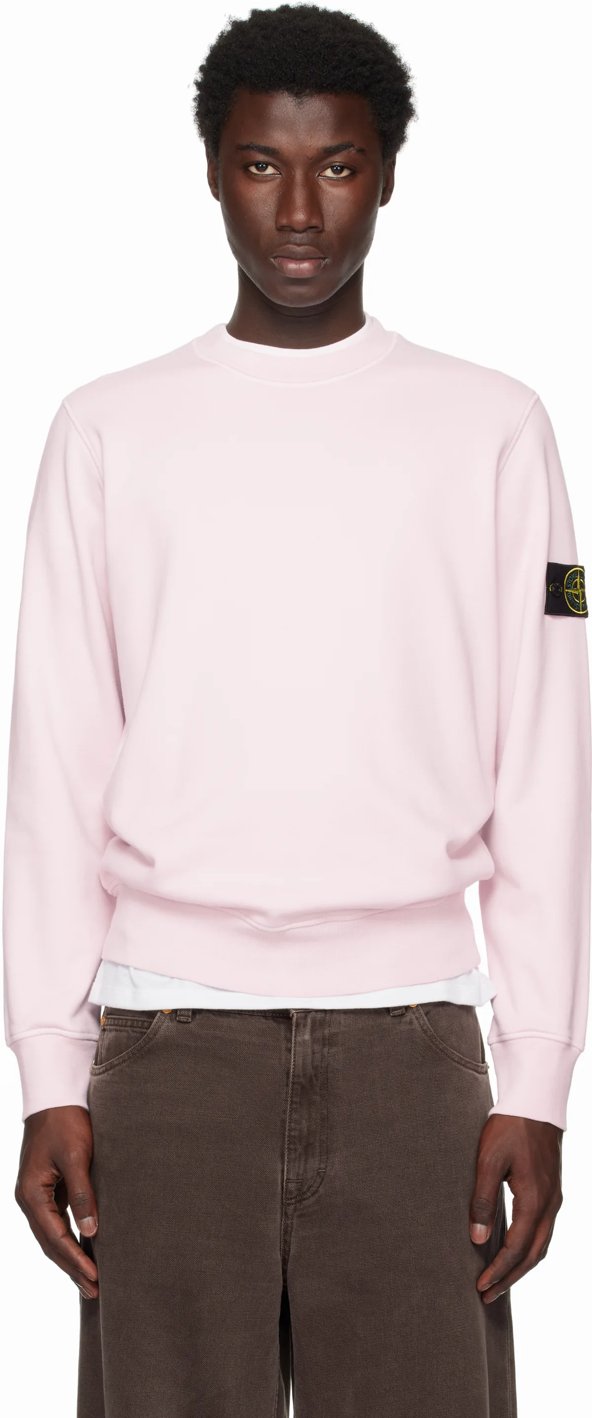 Pink 6100044 Organic Cotton Fleece Sweatshirt