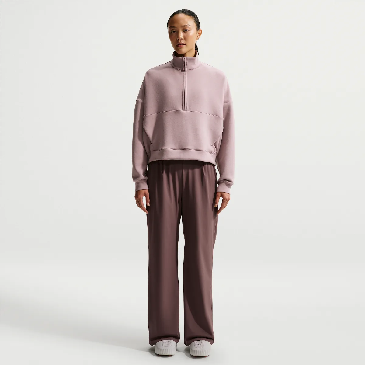 24.7 PerfectStretch Dri-FIT High-Waisted Loose Wide-Leg Pants by Nike