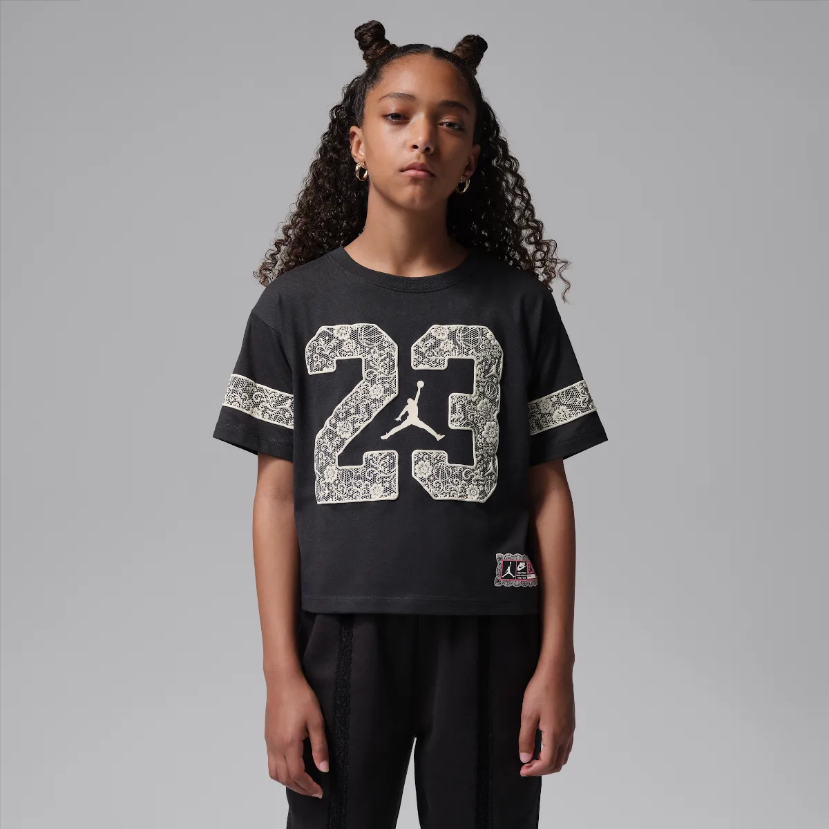 Floral Lace T-Shirt by Jordan