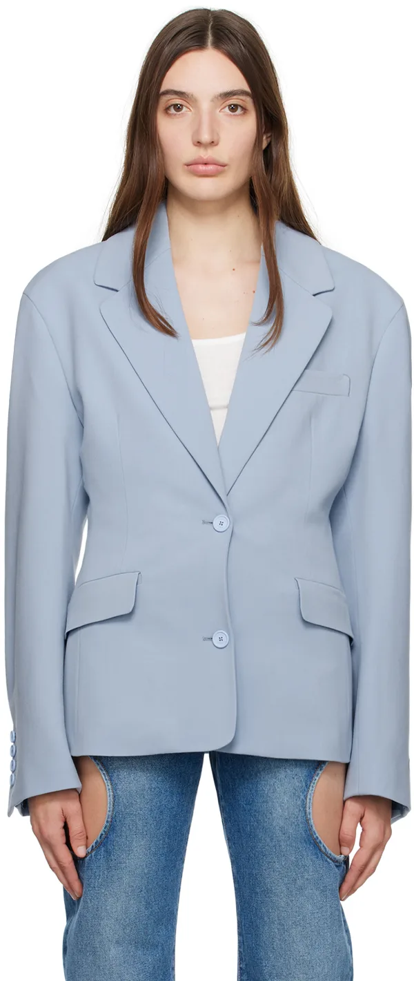 Blue Round Blazer