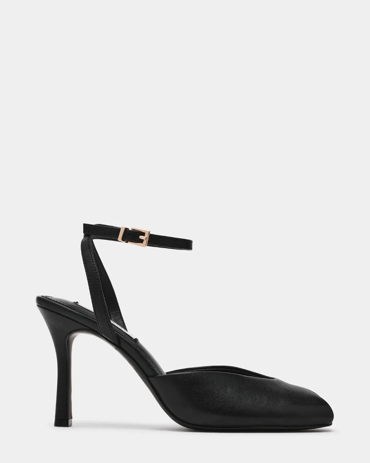 Lysandra Peep Toe Heels - Leather