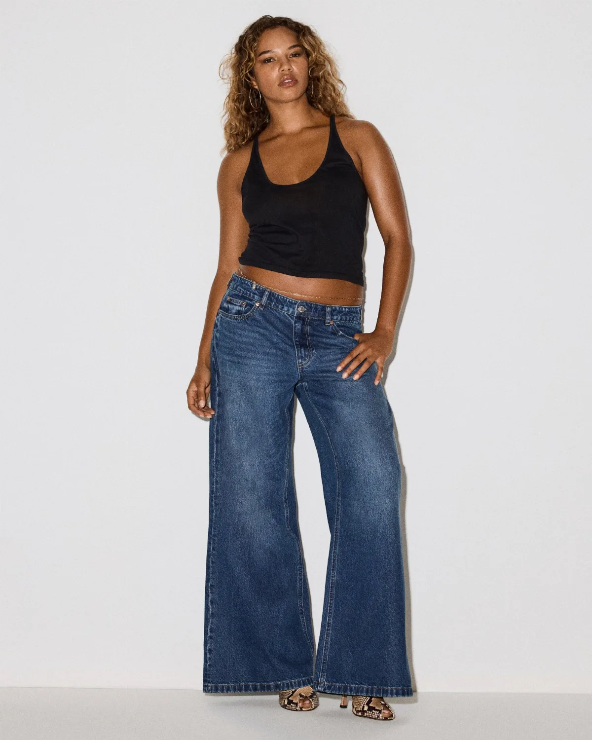 The Goldie Jean Wide Leg - Cotton