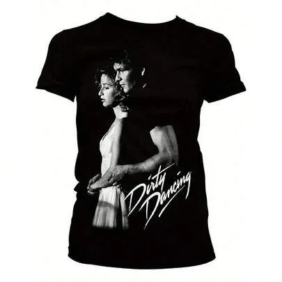 Dirty Dancing Movie Graphic T-Shirt, Short Sleeve by SHEIN