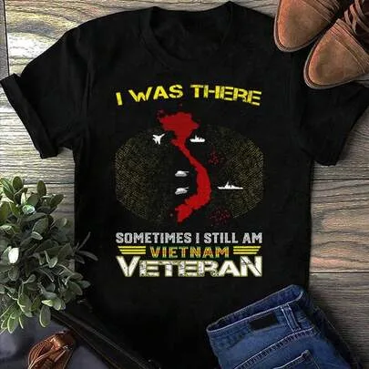 Vietnam Veteran Military Gift T-Shirt - I Was There by SHEIN