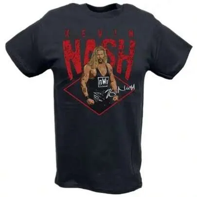 Kevin Nash NWo4Life Wrestling T-Shirt by SHEIN