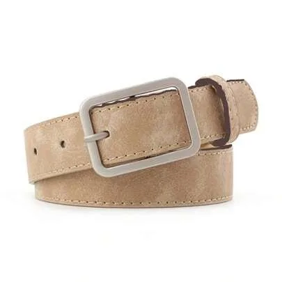 Square Buckle Belt by SHEIN