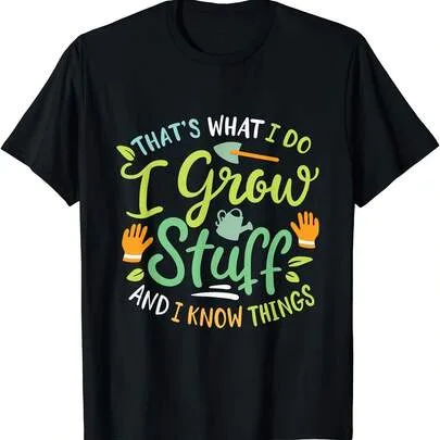 Funny Gardening Gardener Garden Funny Saying T-Shirt by SHEIN