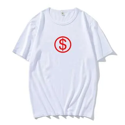 Slayyyter WOR$T GIRL in America Short Sleeve Cotton T-Shirt by SHEIN