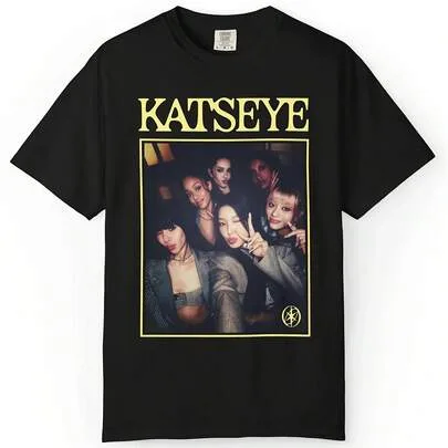 Katseye Short-Sleeved T-Shirt by SHEIN