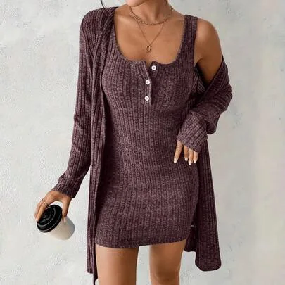 Casual 2 Pieces Dress by EMERY ROSE