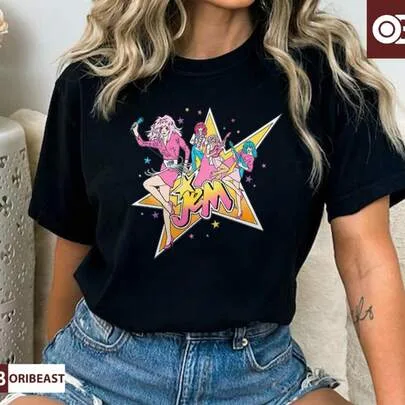 Jem and the Holograms Lover Shirt, 80s Jem - Star, Gem and the Holograms T-Shirt by SHEIN