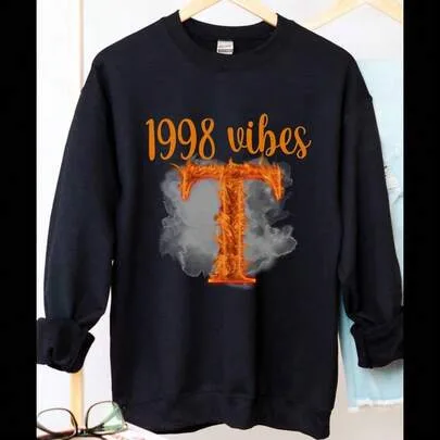 Tennessee Vols 1998 Vibes Football Sweatshirt by SHEIN