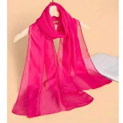 Solid Color Multi-Functional Shawl Scarf by SHEIN