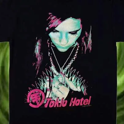 Tokio Hotel Band Cotton T-Shirt by SHEIN