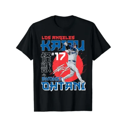 Los Angeles Kaiju Ohtani Baseball MLBPA T-Shirt by SHEIN