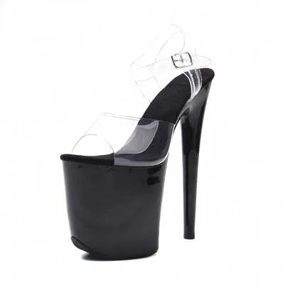 WUXIN H&P 8 in Platform Sandals Pole Dance Heels Exotic Stiletto Shoes by SHEIN