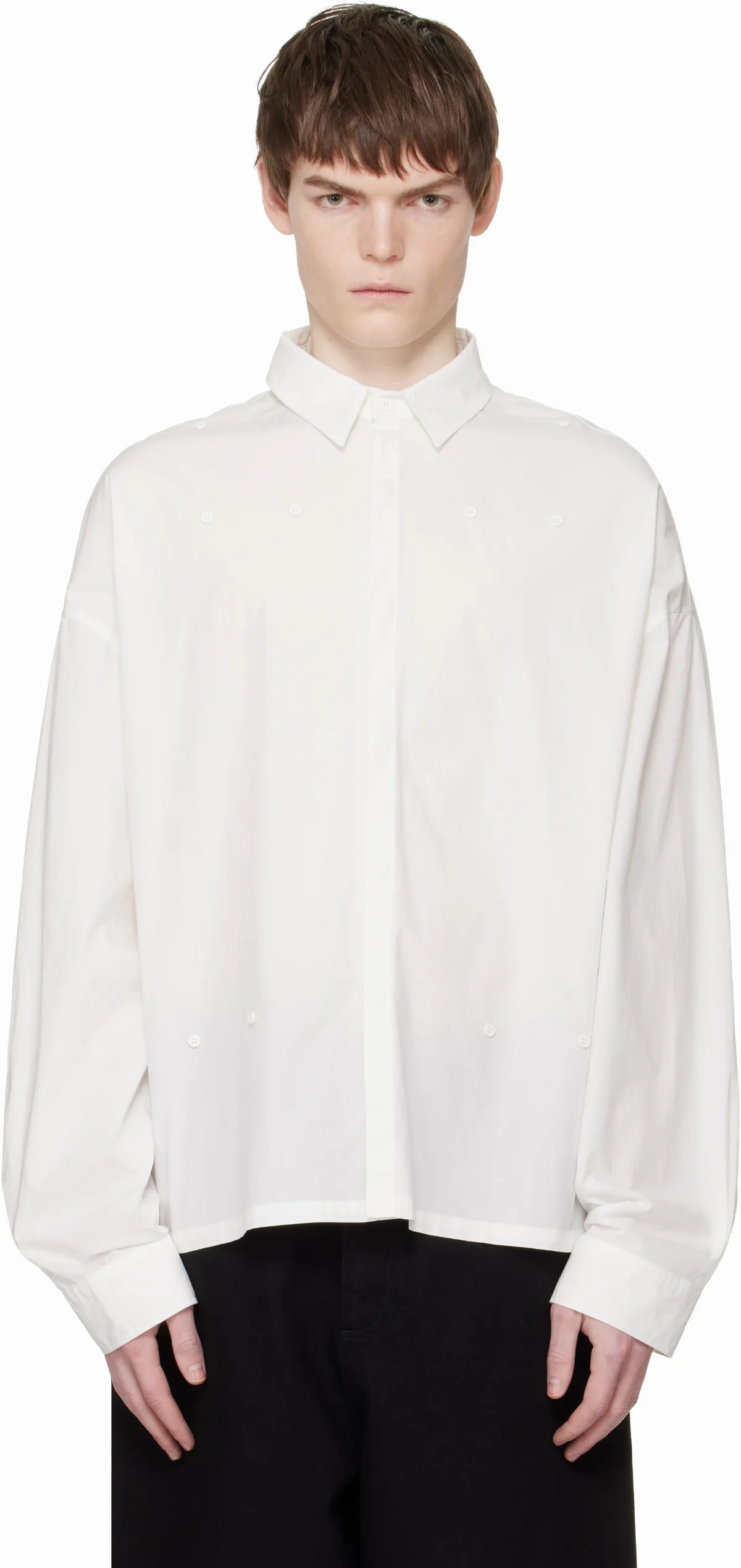 White Falerae LS Shirt