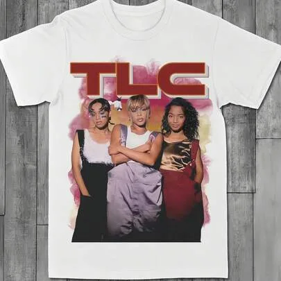 Vintage 90s TLC Group Graphic T-Shirt, TLC What About Your Friends Tee TLC Girl Group 90s Inspired Tshirt, T-Boz Left Eye Chili R&B Group