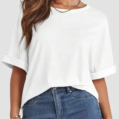 Oversized Loose Fit Workout Short Sleeve Gym Tee Shirt by GEREARC