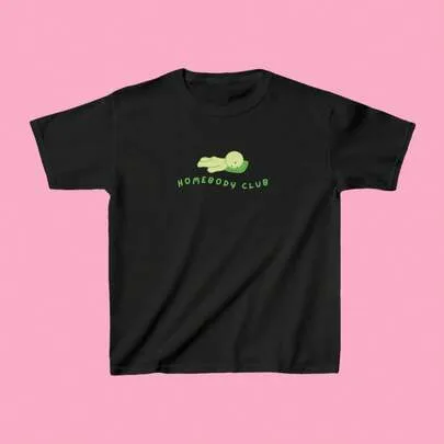 Smiski Y2K 90s Homebody Club Graphic Tee by SHEIN