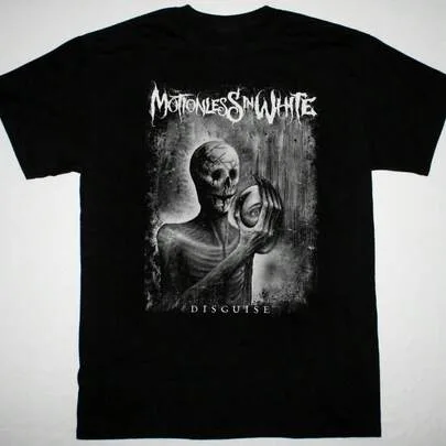 Motionless in White Band T-Shirt Cotton by SHEIN