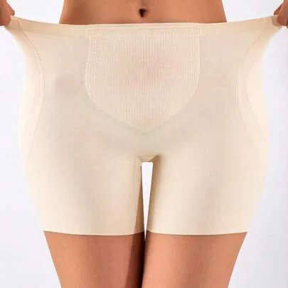 Seamless Hip Shaping Pants, Wide-Padded Hips, Tummy Control Underwear, Thin Ice Silk by SHEIN