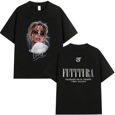 Tini Stosel Futula 2026 Tour Concert Patterned Printed T-Shirt