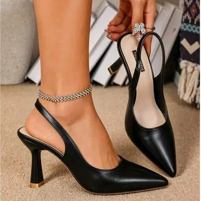 Slingback Heels by SHEIN