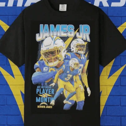 7 Derwin James Bootleg Retro Football T-Shirt by SHEIN