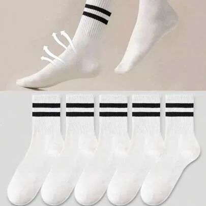 Ankle Socks, Breathable Mesh Detail, Moisture-Wicking by SHEIN