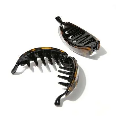 Non-Slip Stable Acetate Banana Clip Hair Claw by SHEIN