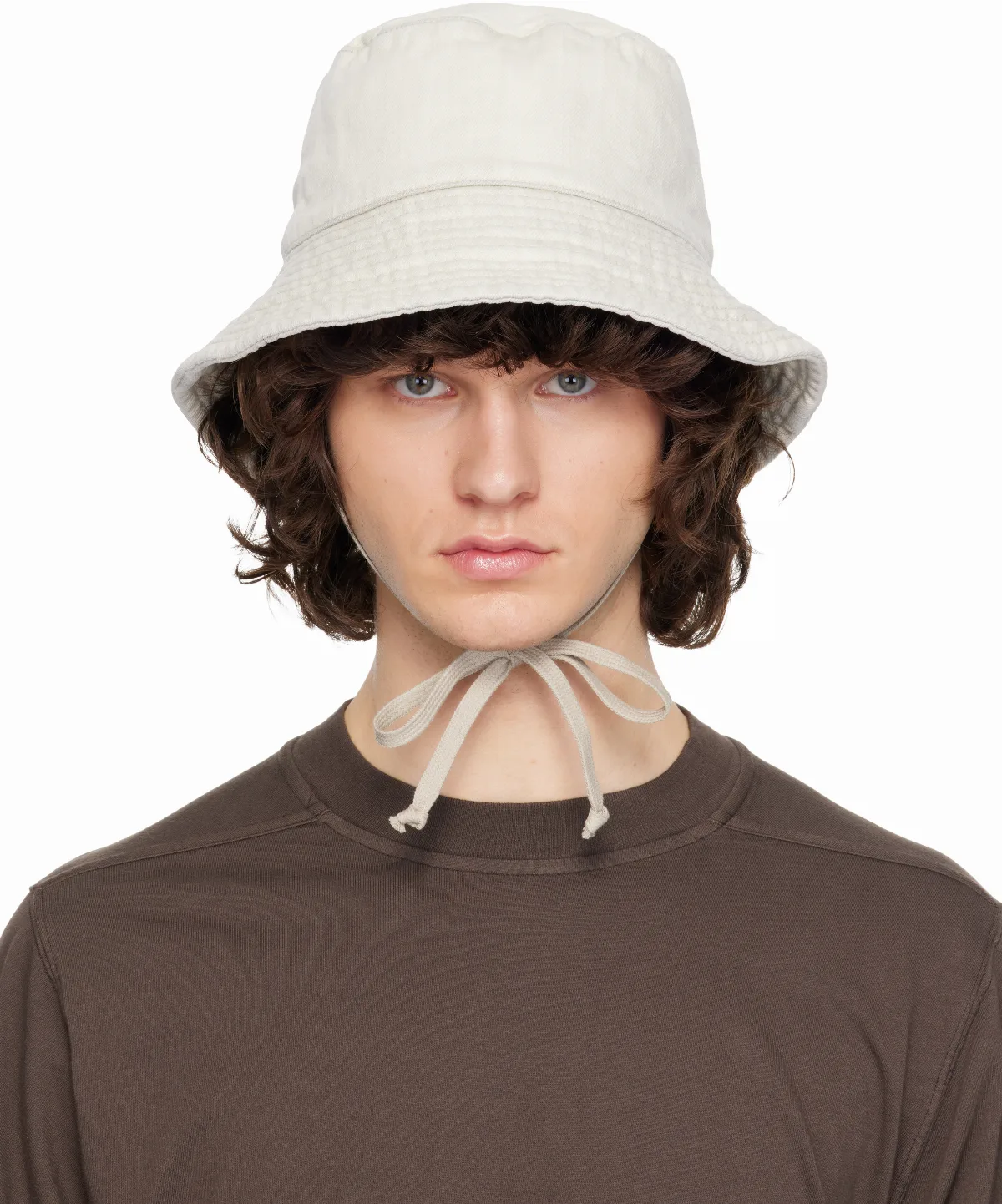 Off-White Temple Gilligan Bucket Hat by Rick Owens DRKSHDW