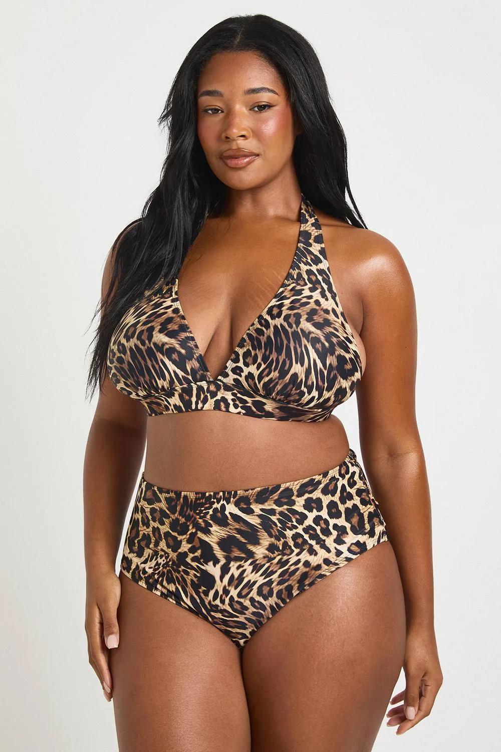 Essentials High Waist Knitted Brief by boohoo