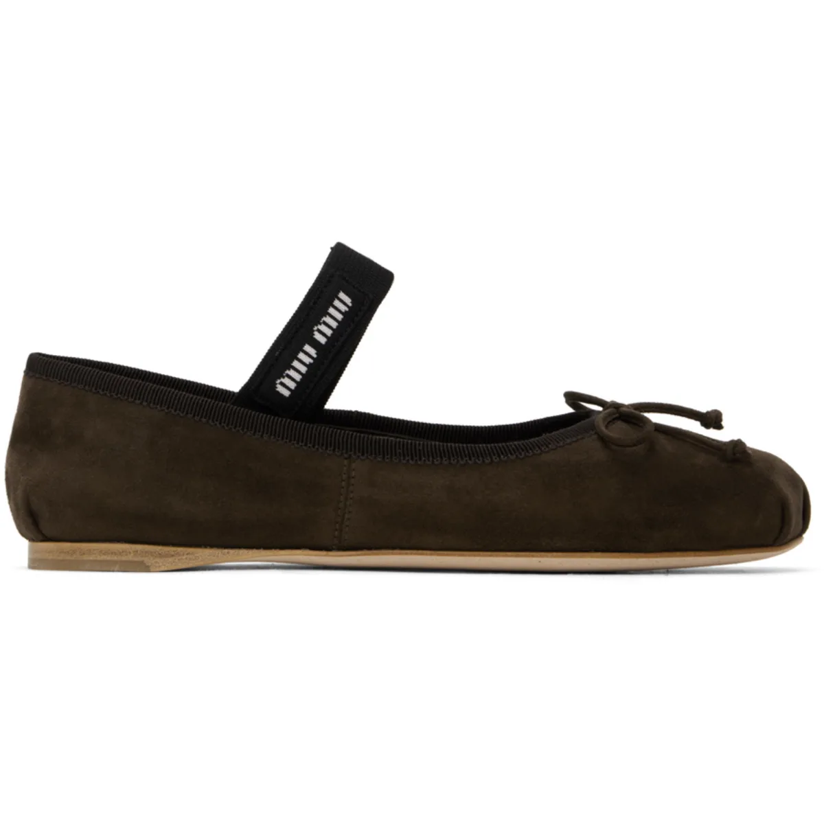 Suede Ballerina Flats
