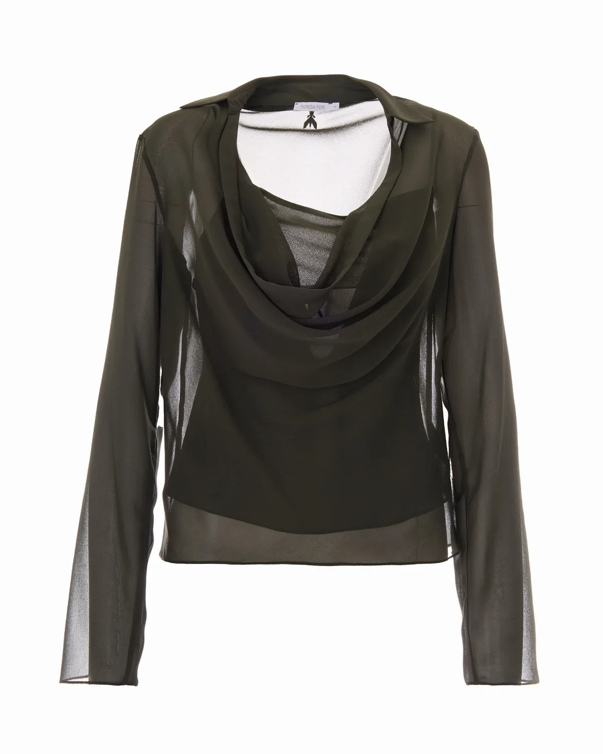 Georgette Crepe Blouse by Patrizia Pepe