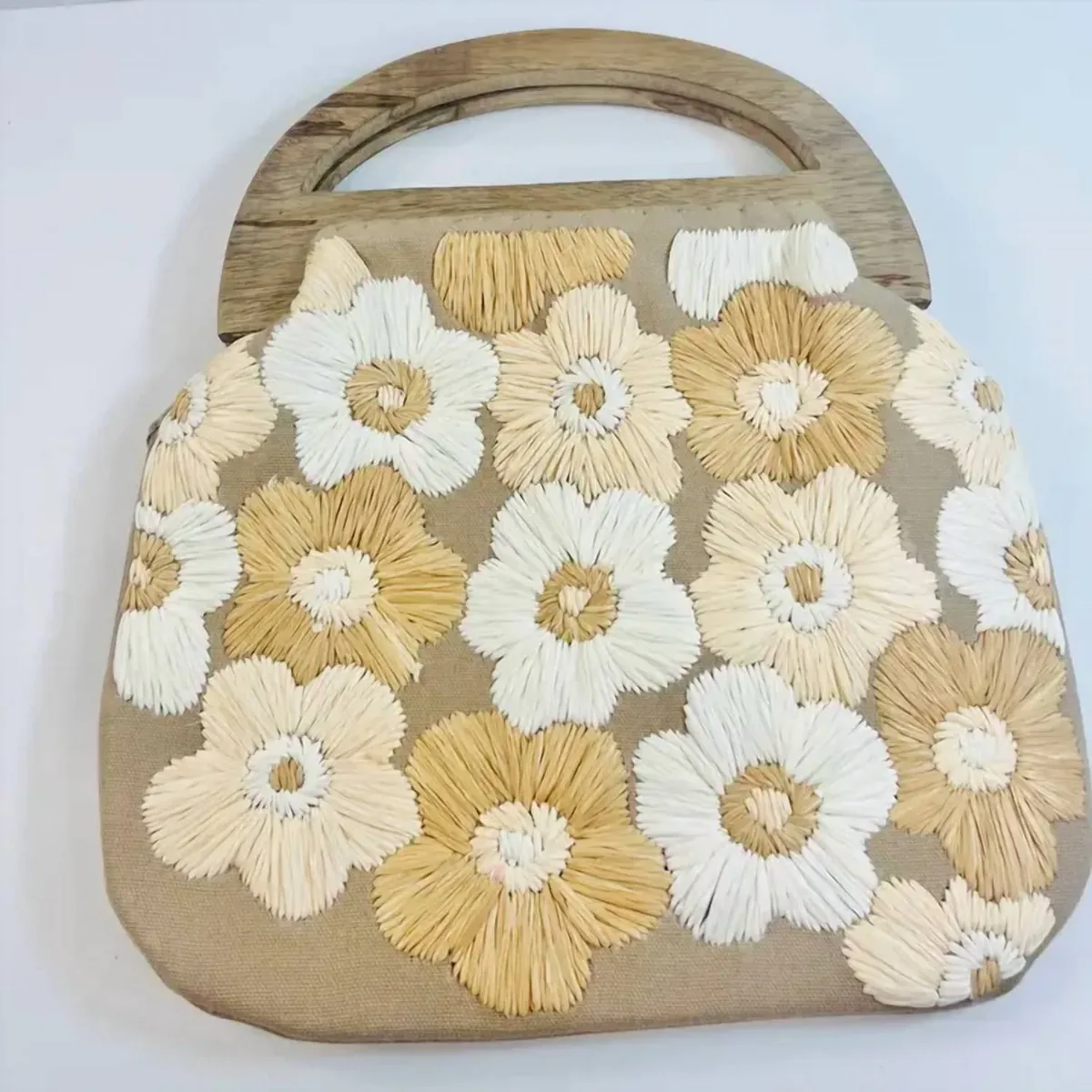 Embroidered Flower Clutch Bag by MKay Style